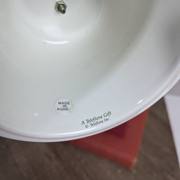 Lenox Holly berry bell shape candle holder taper candlestick ceramic Christmas - Picture 7 of 7